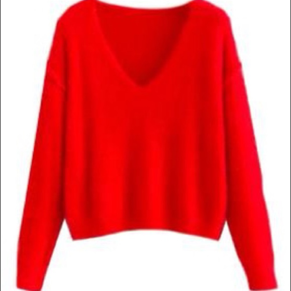 ‘Laquisha” Mohair V-neck Sweater